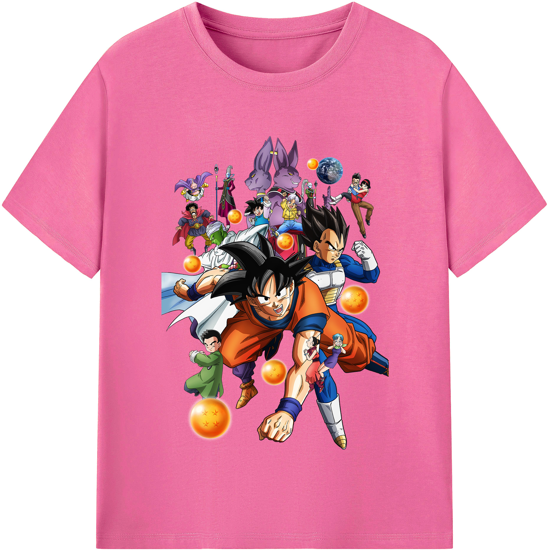 （画像用） ドラゴンボール DRAGON BALL レディースカジュアルプリントTシャツ（綿100％）